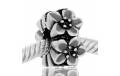 ABALOROIS PLATA FLORES PAP635