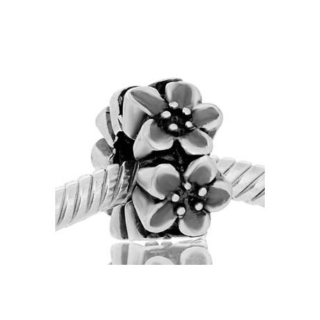 ABALOROIS PLATA FLORES PAP635