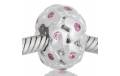 ABALORIO CORAZONES PIEDRAS ROSA PAP313b