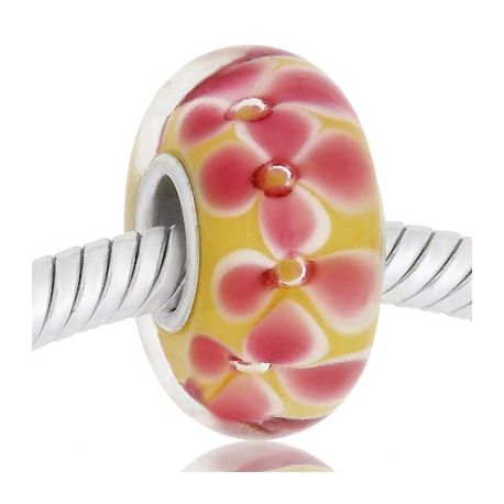 ABALORIO PLATA CRISTAL DE MURANO MUP24