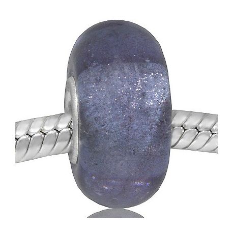 ABALORIO PLATA CRISTAL DE MURANO MUP71