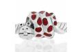 ABALORIO ESMALTE SERPIENTE MARRON PAP660