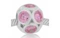 ABALORIO CON PIEDRAS ROSA PAP312b