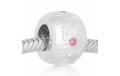 ABALORIO FLOR PIEDRA ROSA PAP026b
