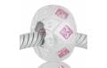 ABALORIO PIEDRAS ROMBO ROSA PAP490b