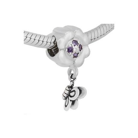 COLGANTE FLOR CON MARIPOSA PAP277