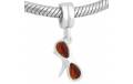 ABALORIOS COLGANTE GAFAS CON AMBAR PAP567