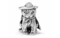 Abalorio gato con gorra