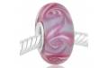 Cristal de murano rosa mixto