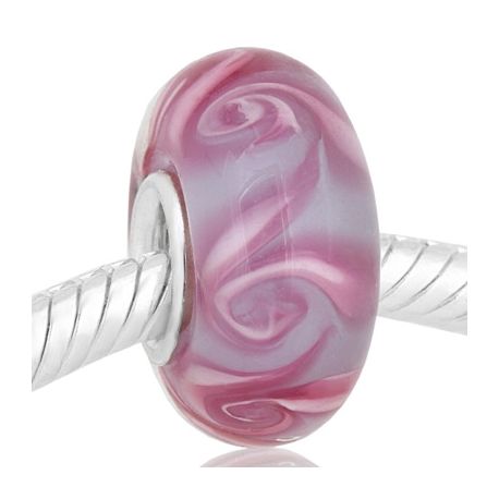 Cristal de murano rosa mixto
