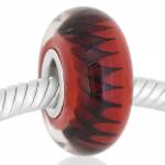 Cristal de Murano rojo epiral