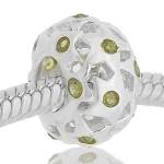 ABALORIOS ESTRELLA CON PIEDRAS VERDES PAP262