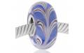 ABALORIO PLATA CRISTAL DE MURANO MUP33