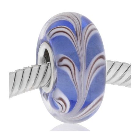 ABALORIO PLATA CRISTAL DE MURANO MUP33