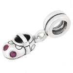 ABALORIOS COLGANTE PATUCO CON PIEDRAS ROSA FUCSIA PAP284