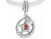 colgante estrella y llave con piedras