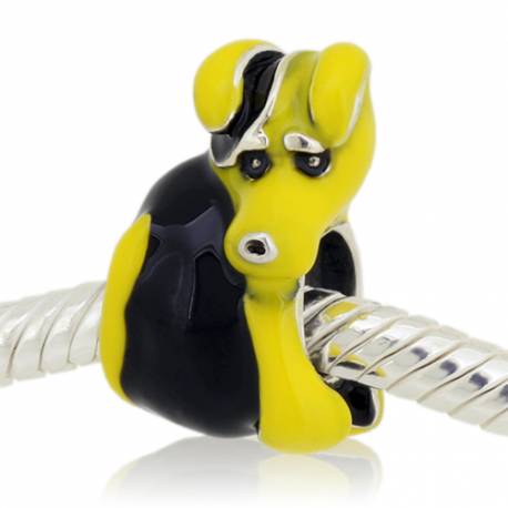 Abalorio perrito esmalte 