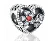 Abalorio corazon con piedras