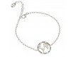 Pulsera de plata luna