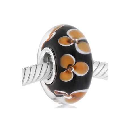 ABALORIO PLATA CRISTAL DE MURANO MUP41