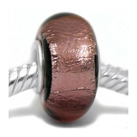 -ABALORIOS PLATA CRISTAL DE MURANO MUP58