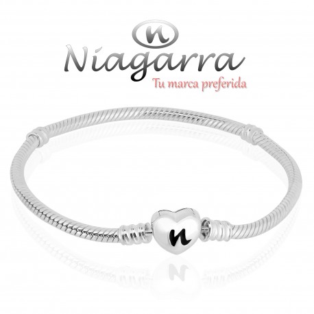 Pulsera cuero negro liso