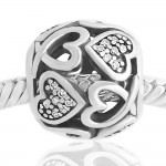 Abalorio Niagarra corazon con piedras