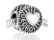 Abalorio corazon de oro