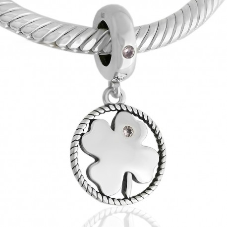 Abalorio maleta con piedra azul