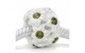 ABALORIOS FLORES CON PIEDRAS VERDES PAP177