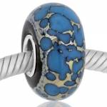 ABALORIO PLATA CRISTAL DE MURANO MUP69