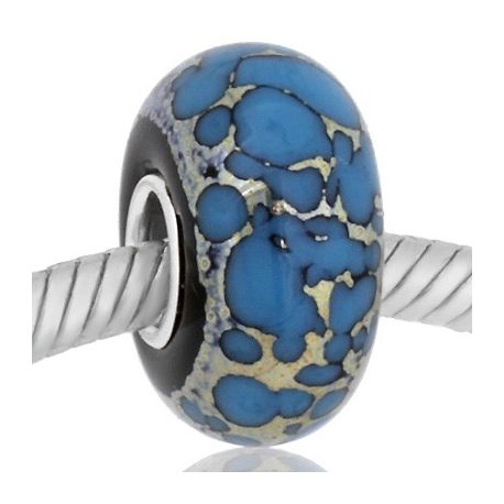 ABALORIO PLATA CRISTAL DE MURANO MUP69