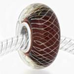 -ABALORIOS PLATA CRISTAL DE MURANO MUP74