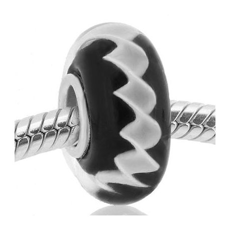 ABALORIOS PLATA CRISTAL DE MURANO MUP80