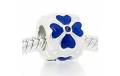 ABALORIOS FLOR ESMALTE CON PIEDRA PAP526